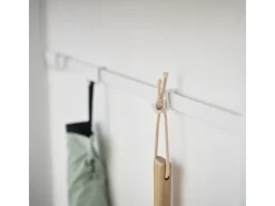 Consola de entrada de madera y metal Torre