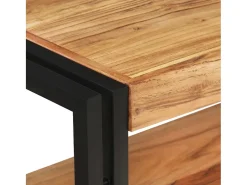 Consola de mesa 90x30x75 cm Bois d'acacia massif
