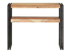 Consola de mesa 90x30x75 cm Bois d'acacia massif