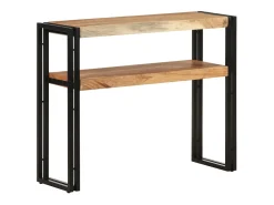 Consola de mesa 90x30x75 cm Bois d'acacia massif