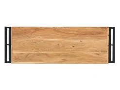 Consola de mesa 90x30x75 cm Bois d'acacia massif