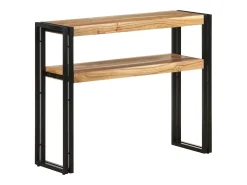 Consola de mesa 90x30x75 cm Bois d'acacia massif