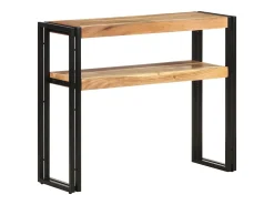Consola de mesa 90x30x75 cm Bois d'acacia massif