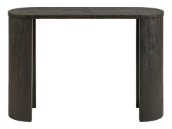 Consola fija de madera BIBIONE – 114 cm-Color Marrón oscuro