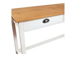 Consola Hill con 2 cajones 110x45x74 cm Pino macizo