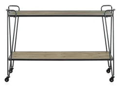 Consola madera de abeto y hierro