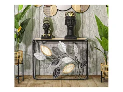 Consola Natura 3, Multicolor, 108x36,8x80 cm, Kendra Home