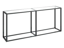 Consola transparente 180x35x75,5 cm Cristal templado