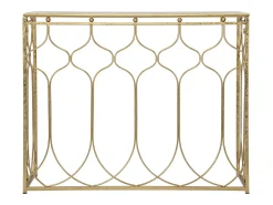 Consola VKH613, Oro, 96,5x41x78 cm, Kendra Home