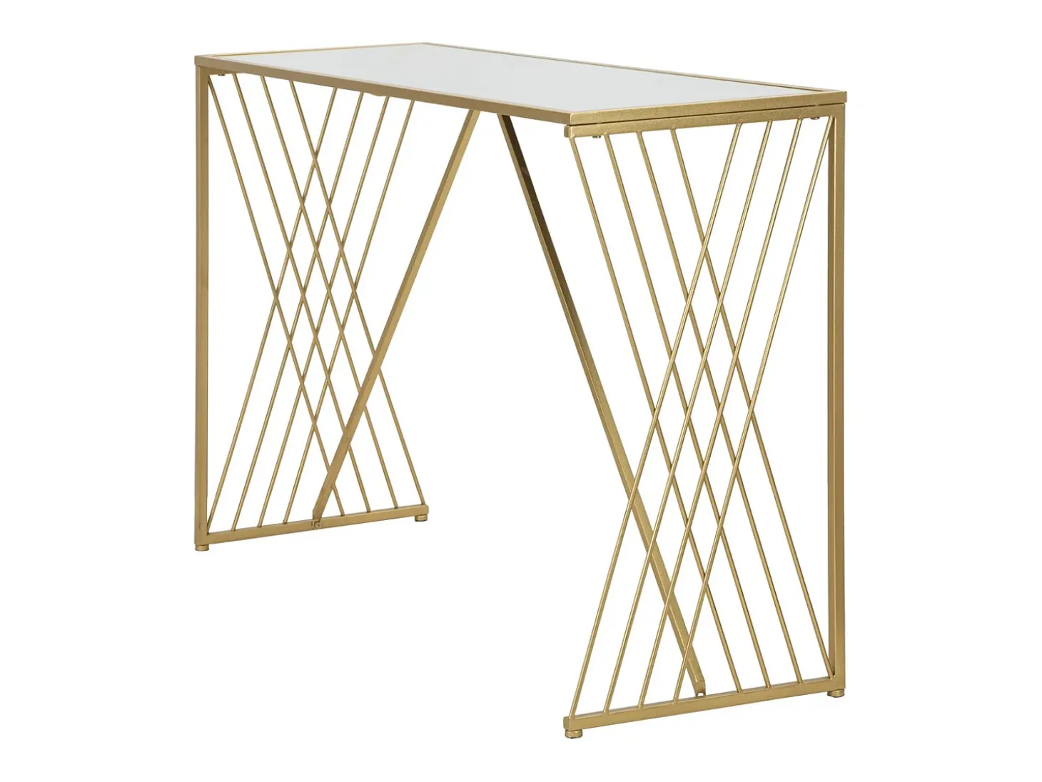 Consola VKH624, Oro, 120x40x80 cm, Kendra Home
