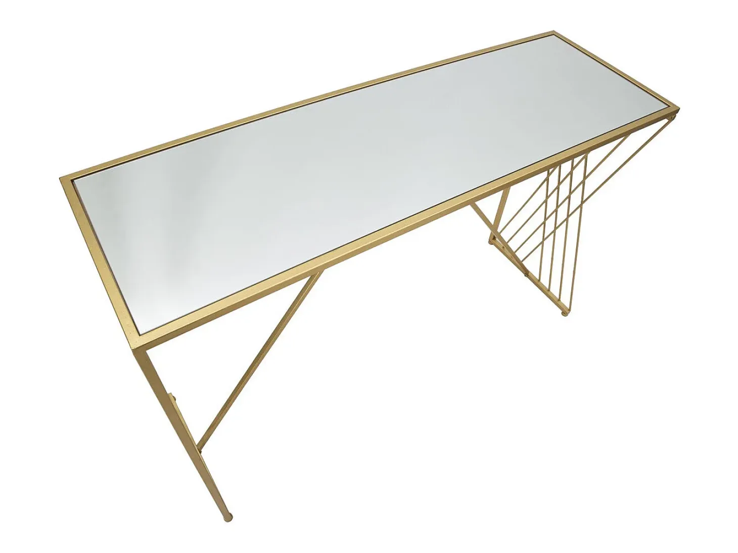 Consola VKH624, Oro, 120x40x80 cm, Kendra Home