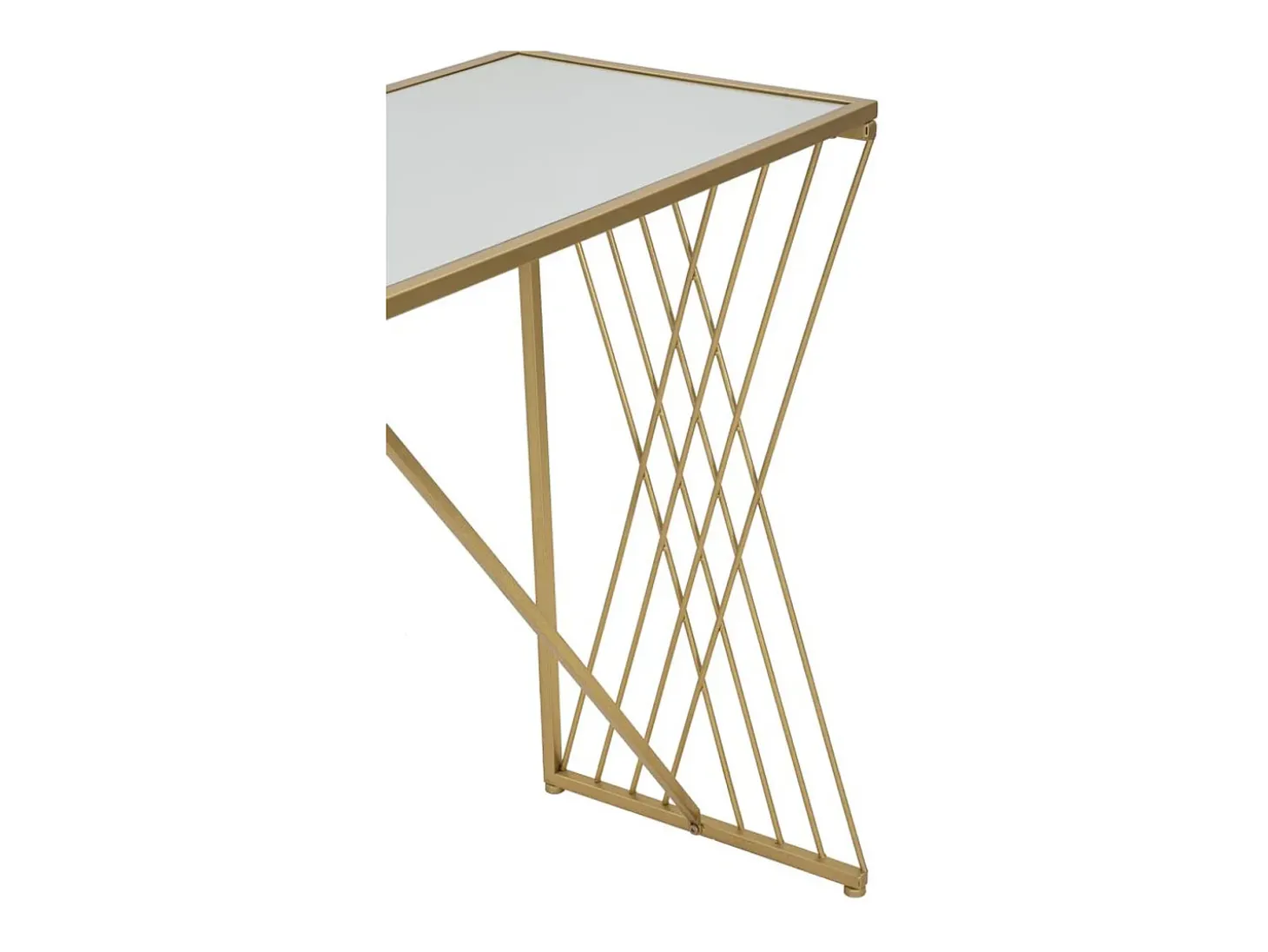 Consola VKH624, Oro, 120x40x80 cm, Kendra Home