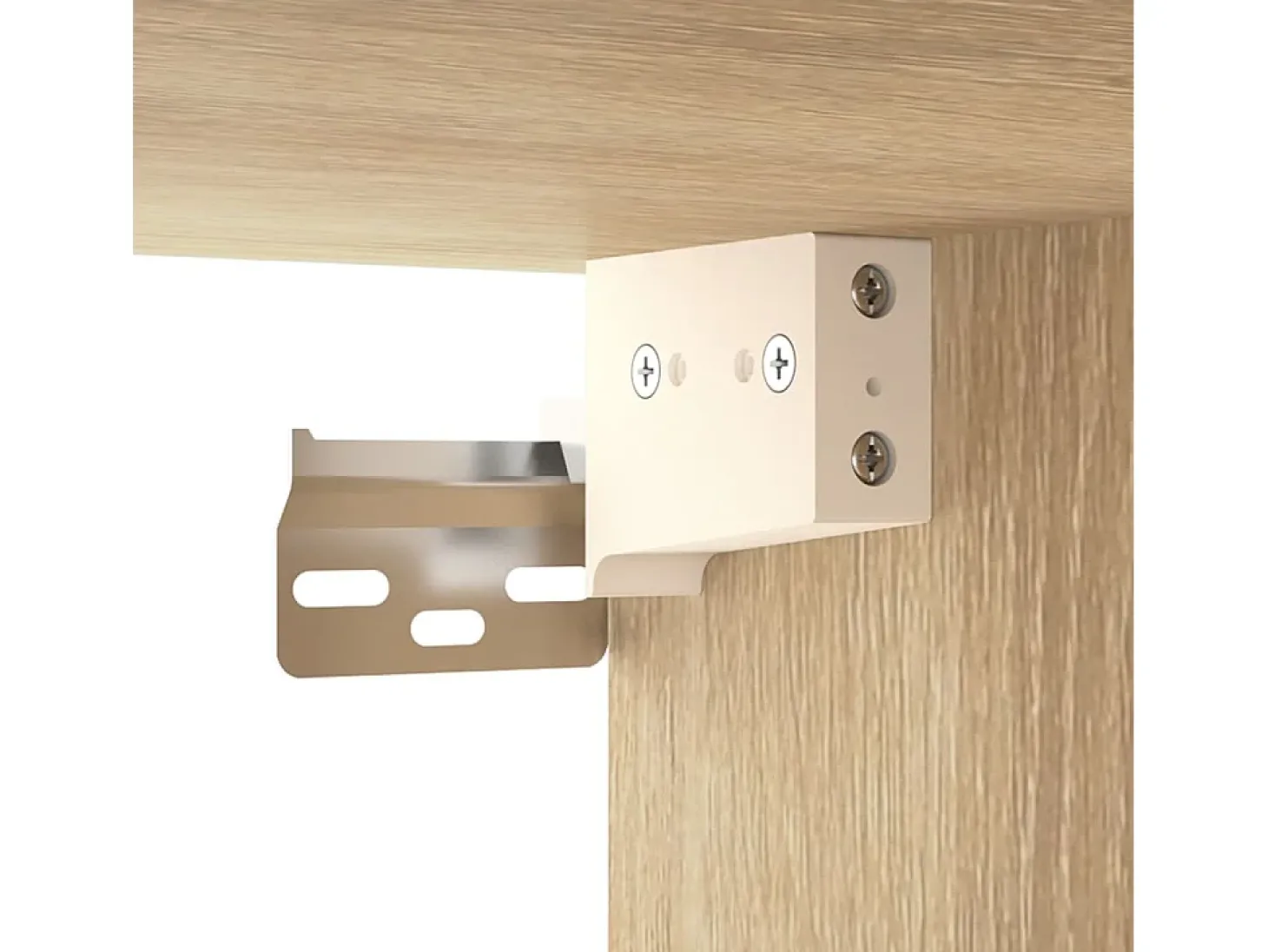 Crofton Muebles para TV de pared 2 uds roble Sonoma 80x34,5x40 cm