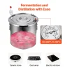 Destilador de Alcohol SucceBuy Destilador de Aguardiente de 19 L, Kit de Destilación de Agua y Alcohol, Acero Inoxidable