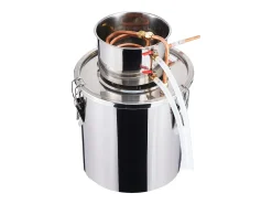 Destilador de Alcohol SucceBuy Destilador de Aguardiente de 19 L, Kit de Destilación de Agua y Alcohol, Acero Inoxidable