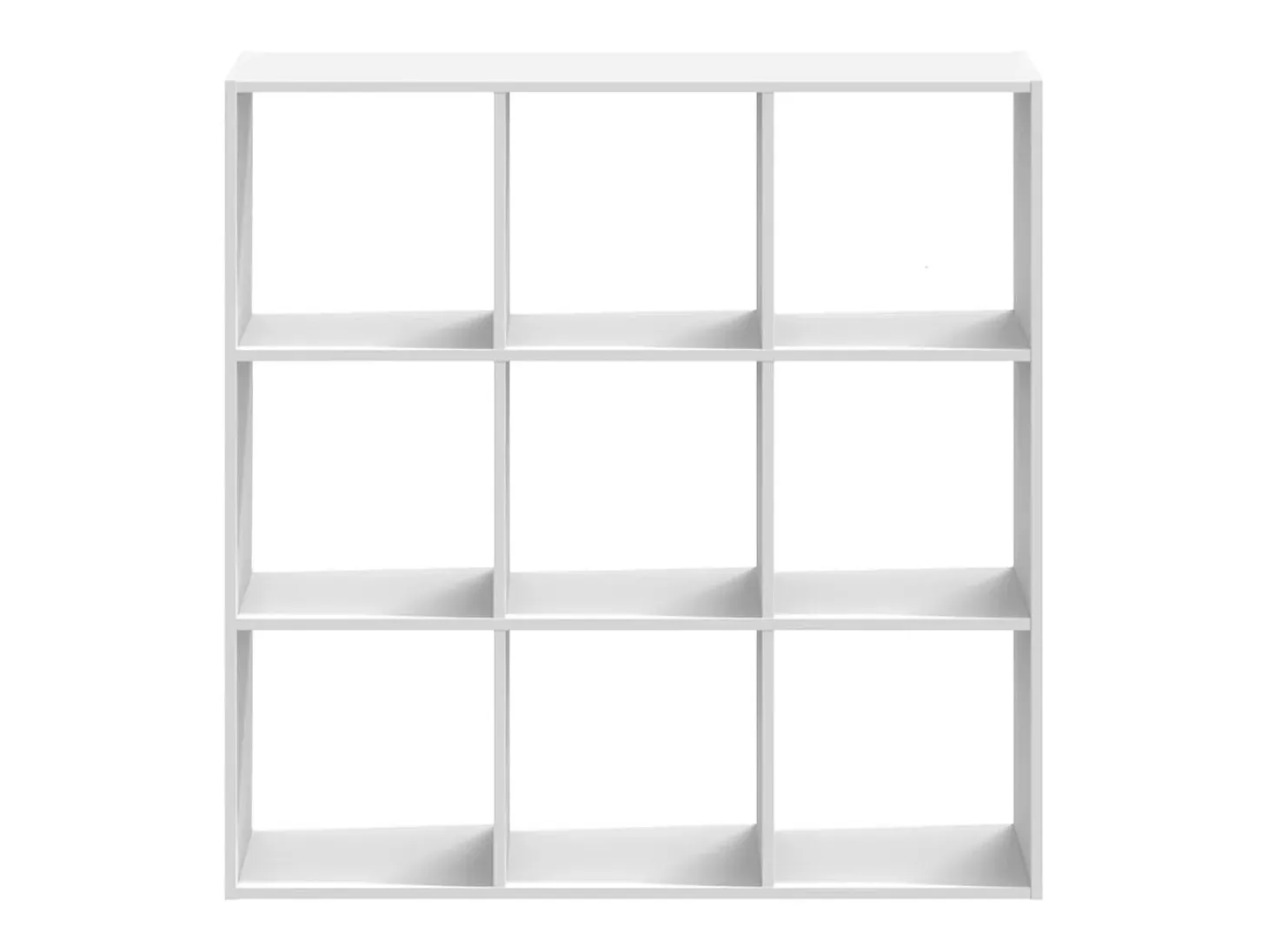 Digna Estantería de madera de ingeniería blanca 102x32x102 cm