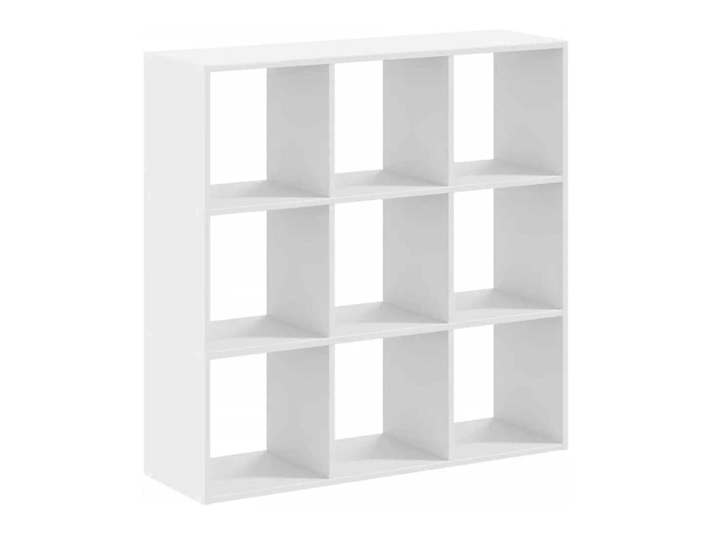 Digna Estantería de madera de ingeniería blanca 102x32x102 cm
