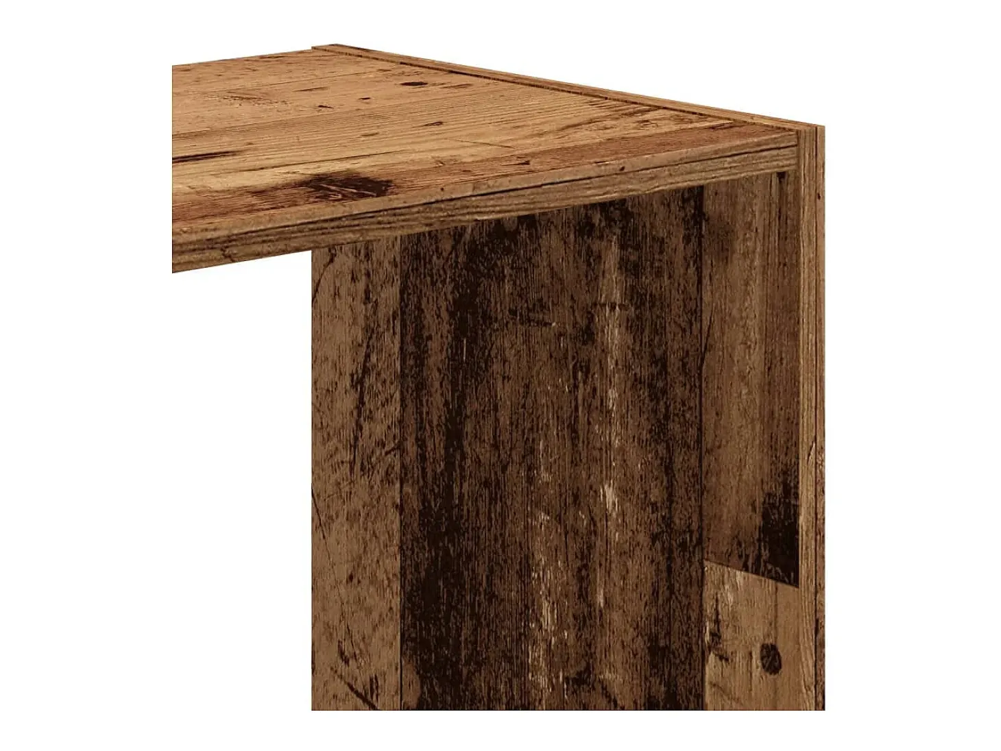 Digna Estantería madera de ingeniería color envejecido 102x32x102 cm