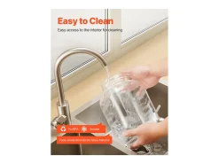 Dispensador de Bebidas SucceBuy, Capacidad de 3,8 L, 2 Unidades, Fuente de Agua de Cristal, Dispensador de Agua, Zumo, Limonada y Té Helado, para Café