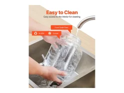 Dispensador de Bebidas SucceBuy, Capacidad de 3,8 L, 3 Unidades, Fuente de Agua de Cristal, Dispensador de Agua, Zumo, Limonada, Té Helado, para Café