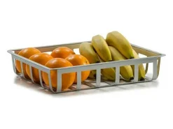 DON HIERRO - Cesta metálica ordenación pequeña, multifuncional y decorativa, ZESTA-