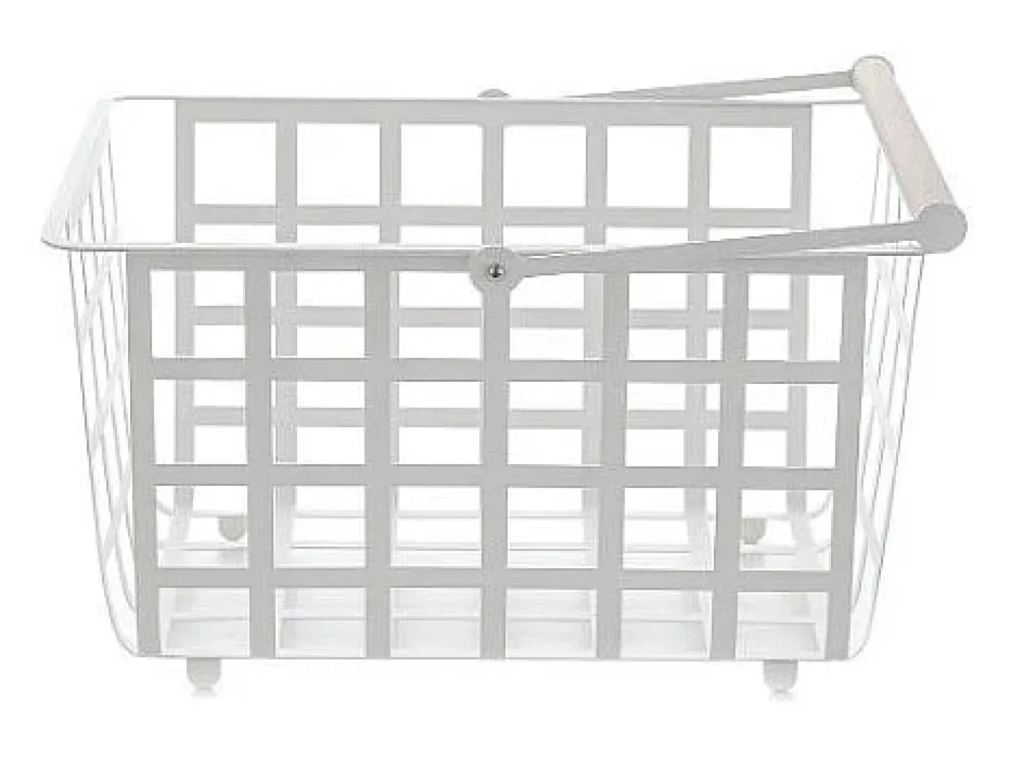 DON HIERRO - Cesta metálica de ordenación con asa, tamaño semi grande, multifuncional y decorativa, ZESTA-