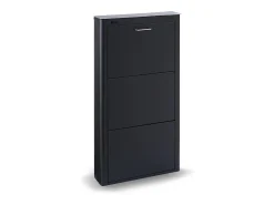 DON HIERRO - Zapatero KIBO compacto de 3 compartimentos ahorro de espacio hasta 9 pares-
