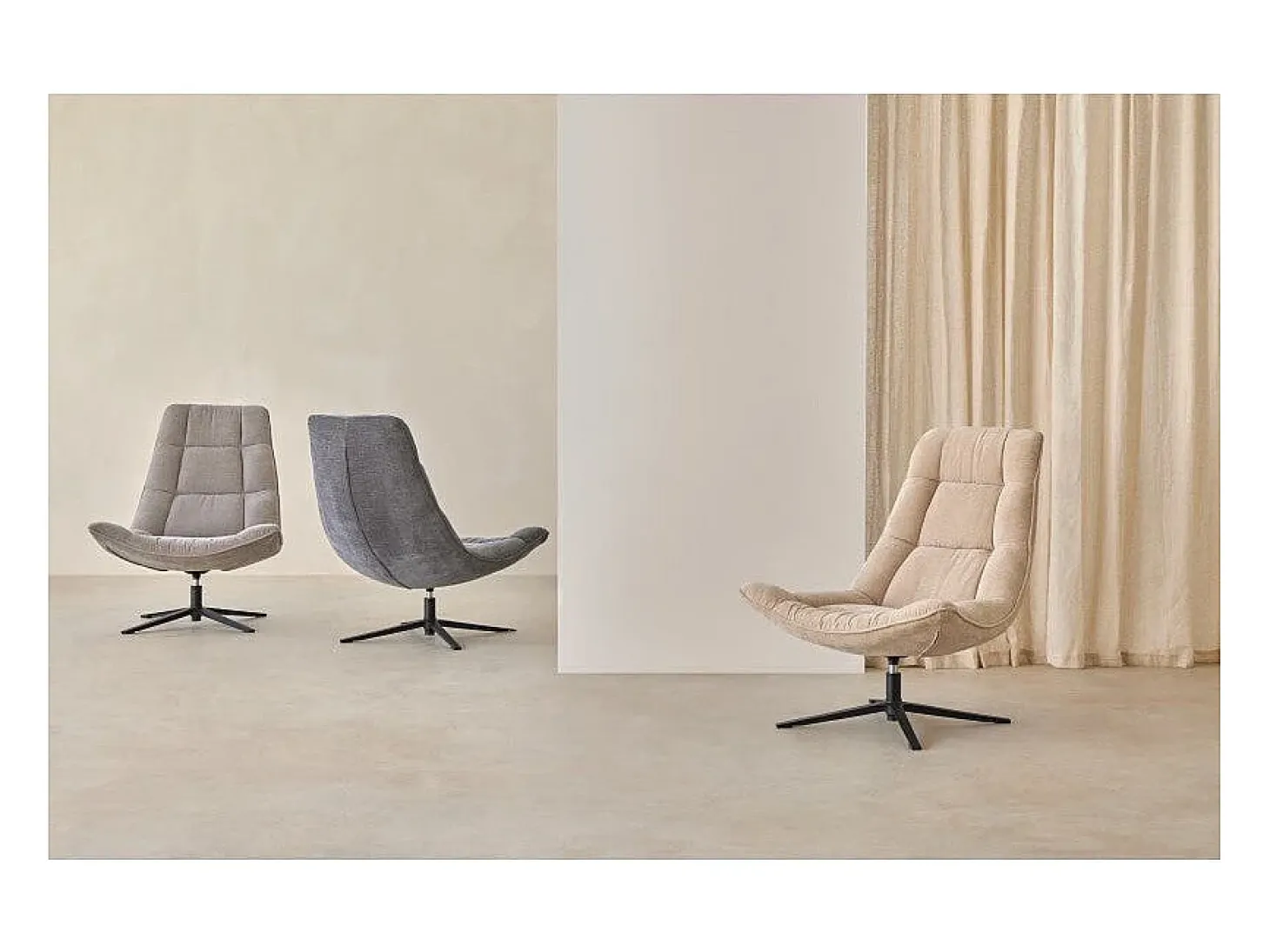 Dudeco sillón parma Gris claro