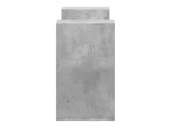 Dunmore Muebles de TV 2 uds madera ingeniería gris hormigón 75x30x50 cm