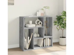 Dunmore Muebles de TV 2 uds madera ingeniería gris hormigón 75x30x50 cm
