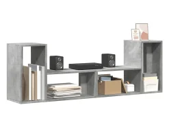 Dunmore Muebles de TV 2 uds madera ingeniería gris hormigón 75x30x50 cm