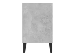 Eadestown Mueble de TV con patas metal gris hormigón 103,5x30x50 cm