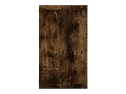 Estante cúbico de pared 2 uds madera roble ahumado 80x15x26,5cm