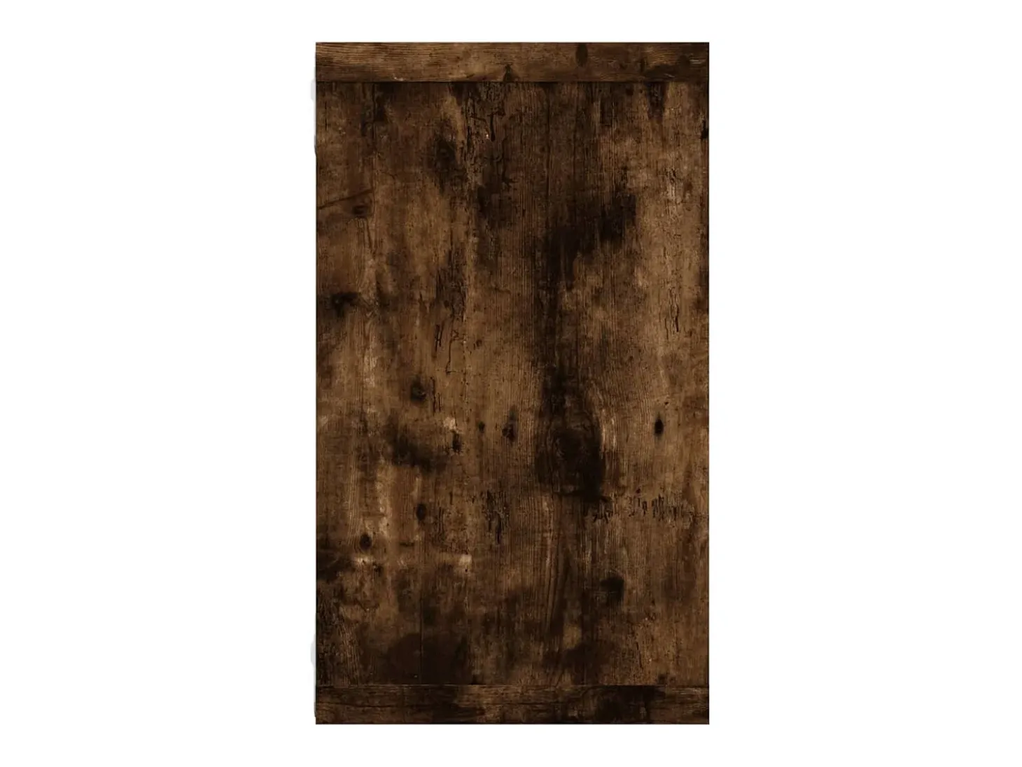 Estante cúbico de pared 2 uds madera roble ahumado 80x15x26,5cm
