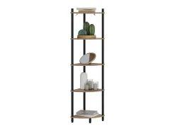 Estante de esquina oro power roble/antracita 29x29x133 bivio