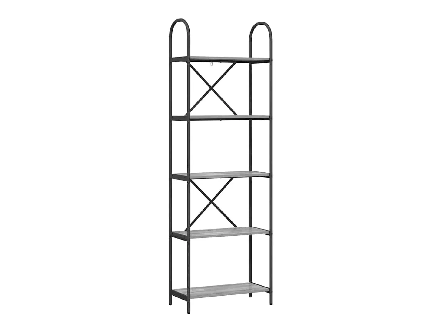 Estante de libros Gris sonoma 60 x 30 x 183 cm