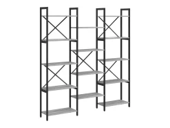 Estante de libros Gris sonoma 156 x 25 x 167.5 cm