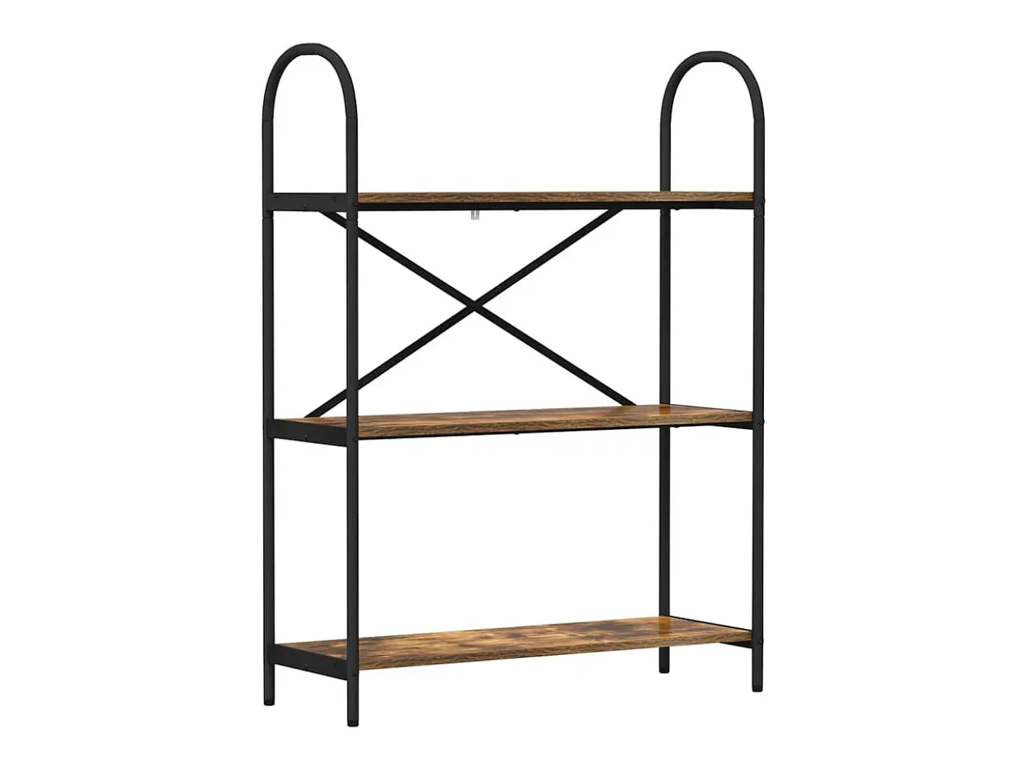 Estante de libros Roble ahumado 80 x 30 x 109 cm