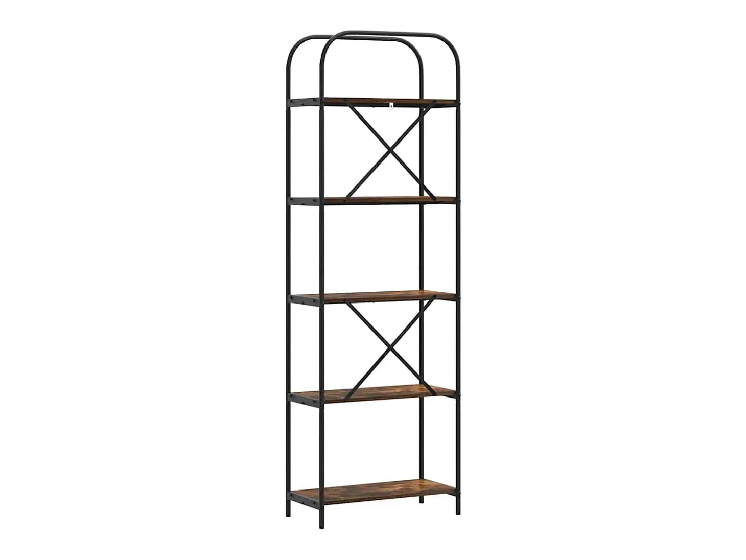 Estante de libros Roble ahumado 60 x 30 x 183 cm