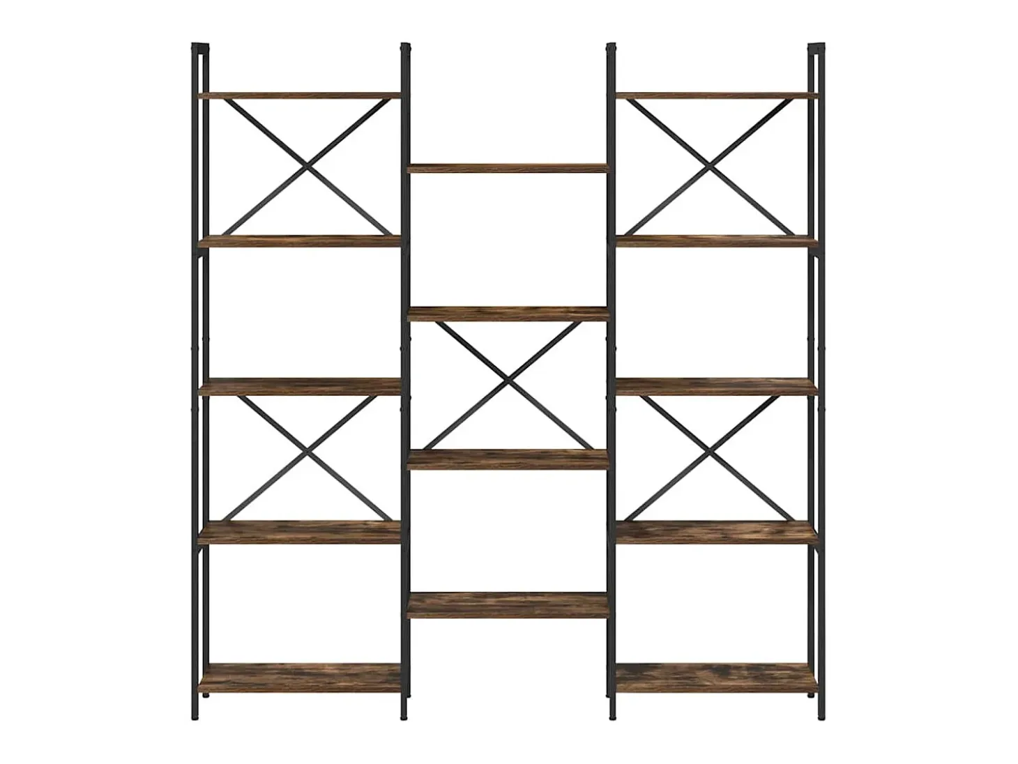 Estante de libros Roble ahumado 156 x 25 x 167.5 cm