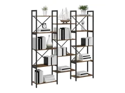 Estante de libros Roble ahumado 156 x 25 x 167.5 cm