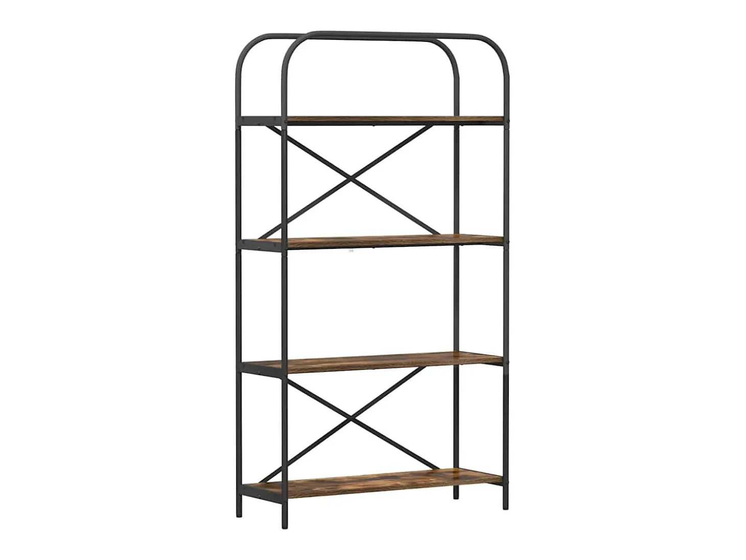 Estante de libros Roble ahumado 80 x 30 x 146 cm