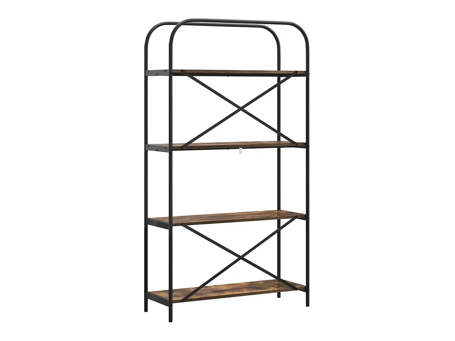 Estante de libros Roble ahumado 80 x 30 x 146 cm