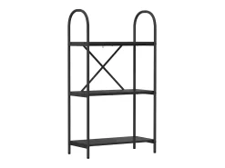 Estante de libros Roble negro 60 x 30 x 109 cm
