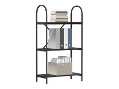 Estante de libros Roble negro 60 x 30 x 109 cm