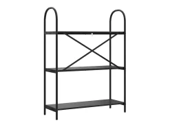 Estante de libros Roble negro 80 x 30 x 109 cm