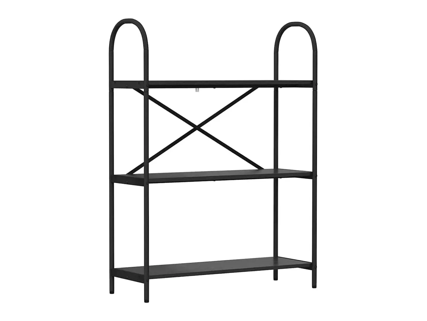 Estante de libros Roble negro 80 x 30 x 109 cm