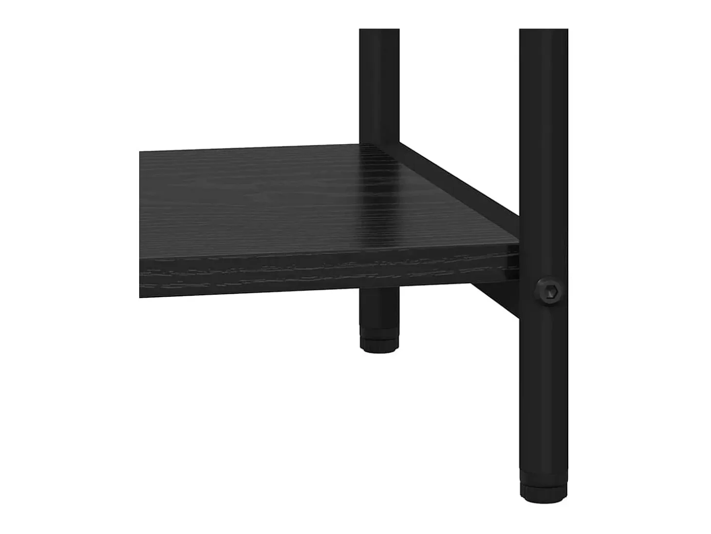 Estante de libros Roble negro 40 x 30 x 146 cm