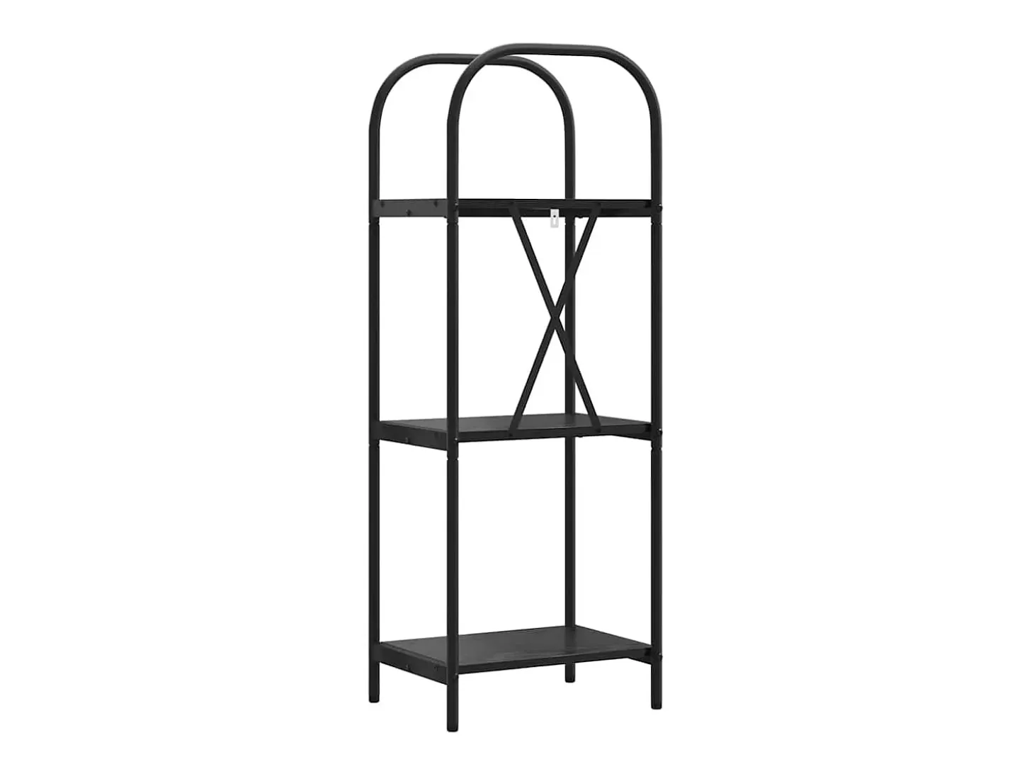 Estante de libros Roble negro 40 x 30 x 109 cm