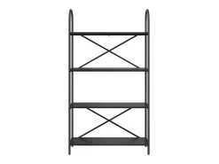 Estante de libros Roble negro 80 x 30 x 146 cm